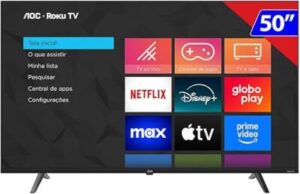 Smart Tv 50 Aoc 4k Dled 50u7045/78g Roku Tv Quad