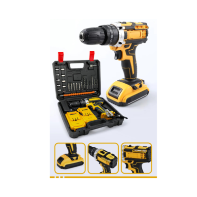 Furadeira Parafusadeira 48v Com 2 Baterias Recarregáveis Maleta Mandril 10mm