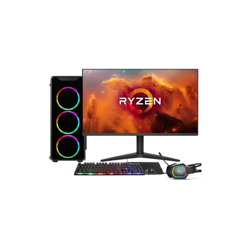 PC Gamer AMD Ryzen 7 5700G, Radeon VEGA 8, 16GB DDR4, SSD 512GB