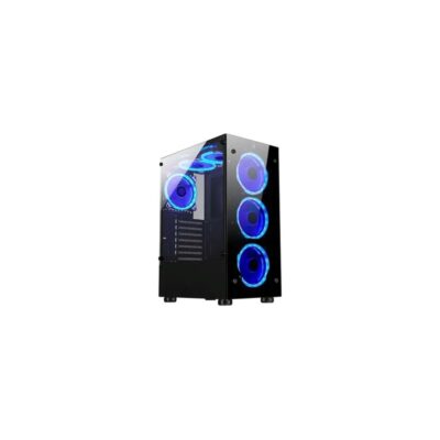 Gabinete Gamer Rise Mode Glass 06X, Mid Tower, ATX, Lateral em Vidro Temperado, Sem FANs