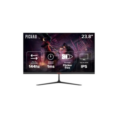 Monitor Gamer Pichau Athen V3 Neo, 23.8 Pol, IPS, FHD, 1ms, 144Hz