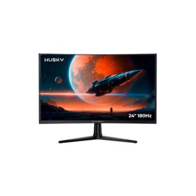 Monitor Gamer Curvo Husky Boreal 24", FHD, 180Hz, 1ms