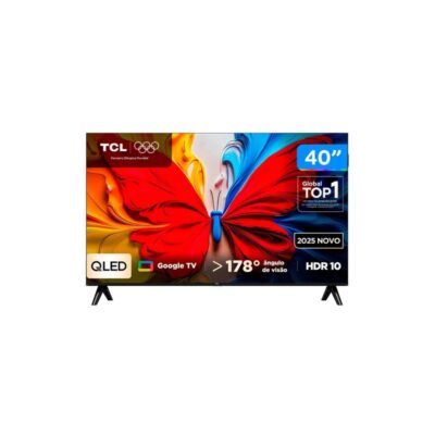 Smart TV 40" TCL Full HD QLED Google TV