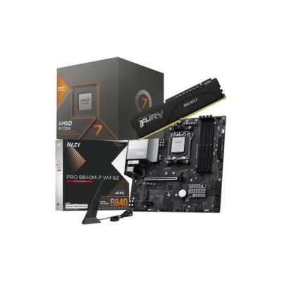 Kit Amd Ryzen 7 7800x3d + Msi Pro B840m + 16gb Ddr5