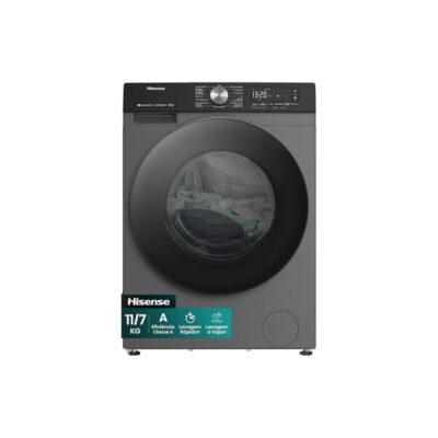 Hisense Lava e Seca, 11kg Lavagem/7kg Secagem