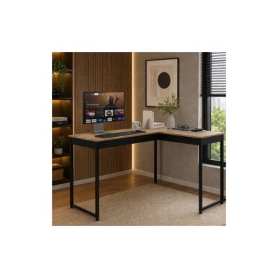 Mesa L De Canto Para Estudo Retro Design Nórdic