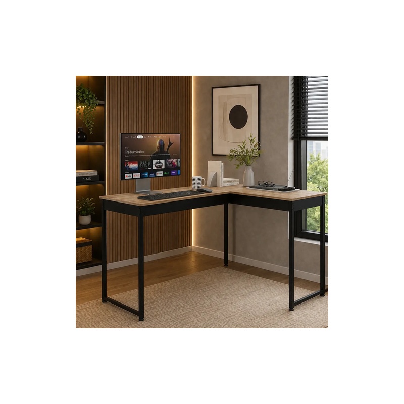 Mesa L De Canto Para Estudo Retro Design Nórdic