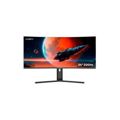 Monitor Gamer Curvo Husky Boreal 34", WQHD, Ultrawide, 200Hz, 1ms