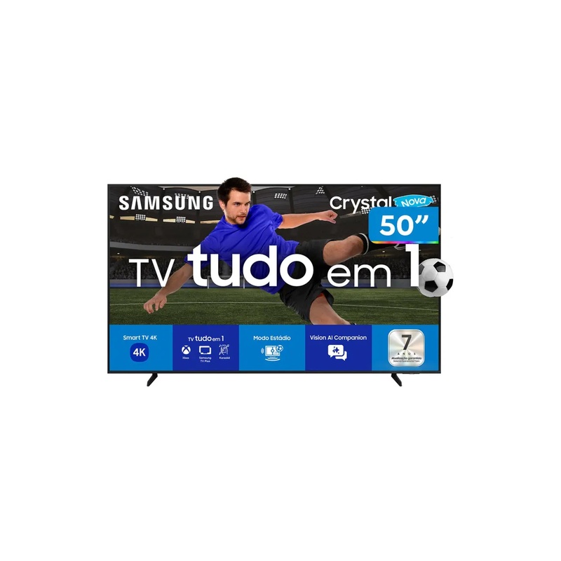 Smart TV 50" Samsung UHD 4K Crystal
